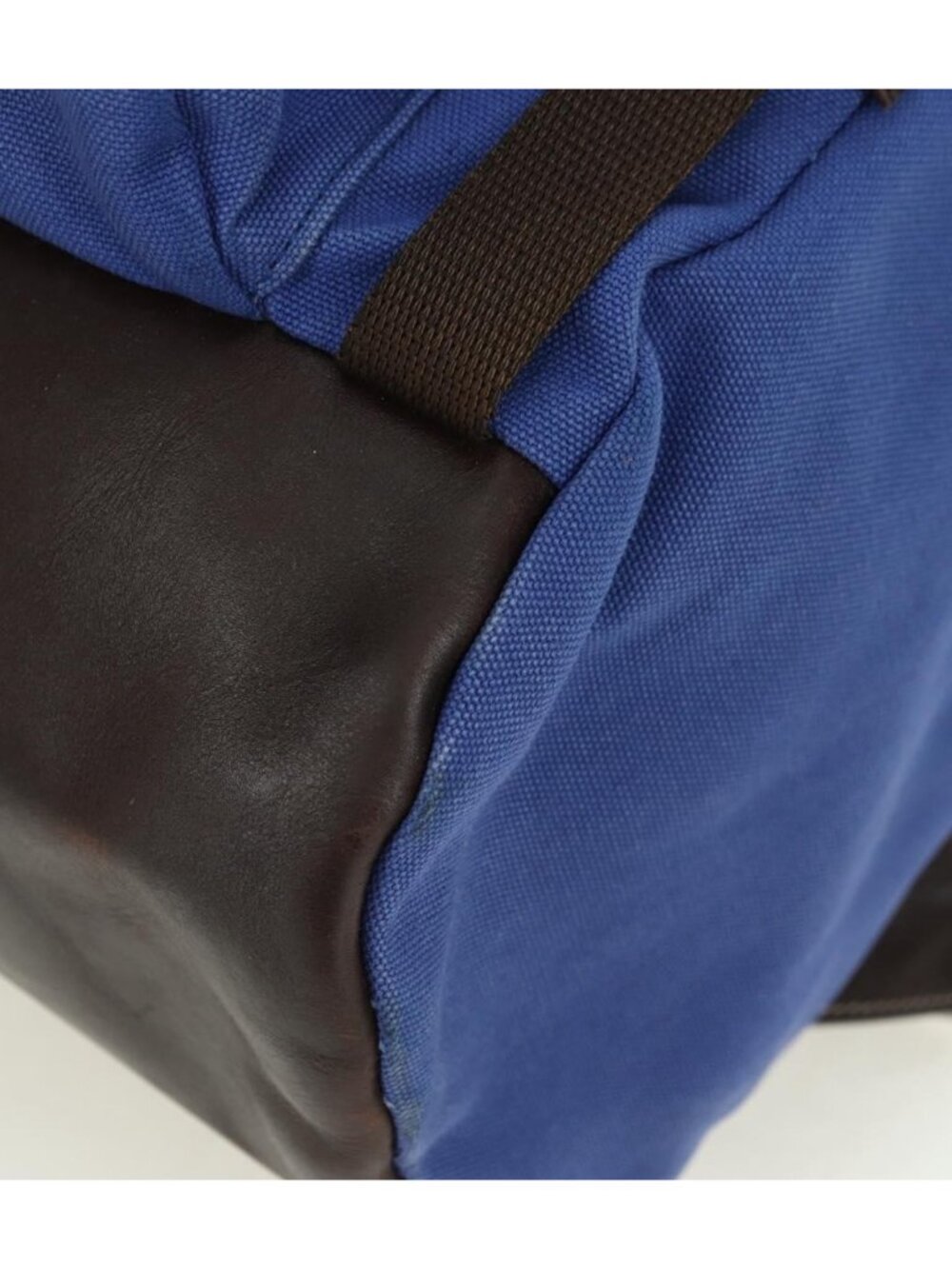 PRADA Backpack Canvas Blue Silver - Picture 10 of 16